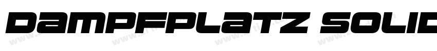 Dampfplatz Solid Bl字体转换